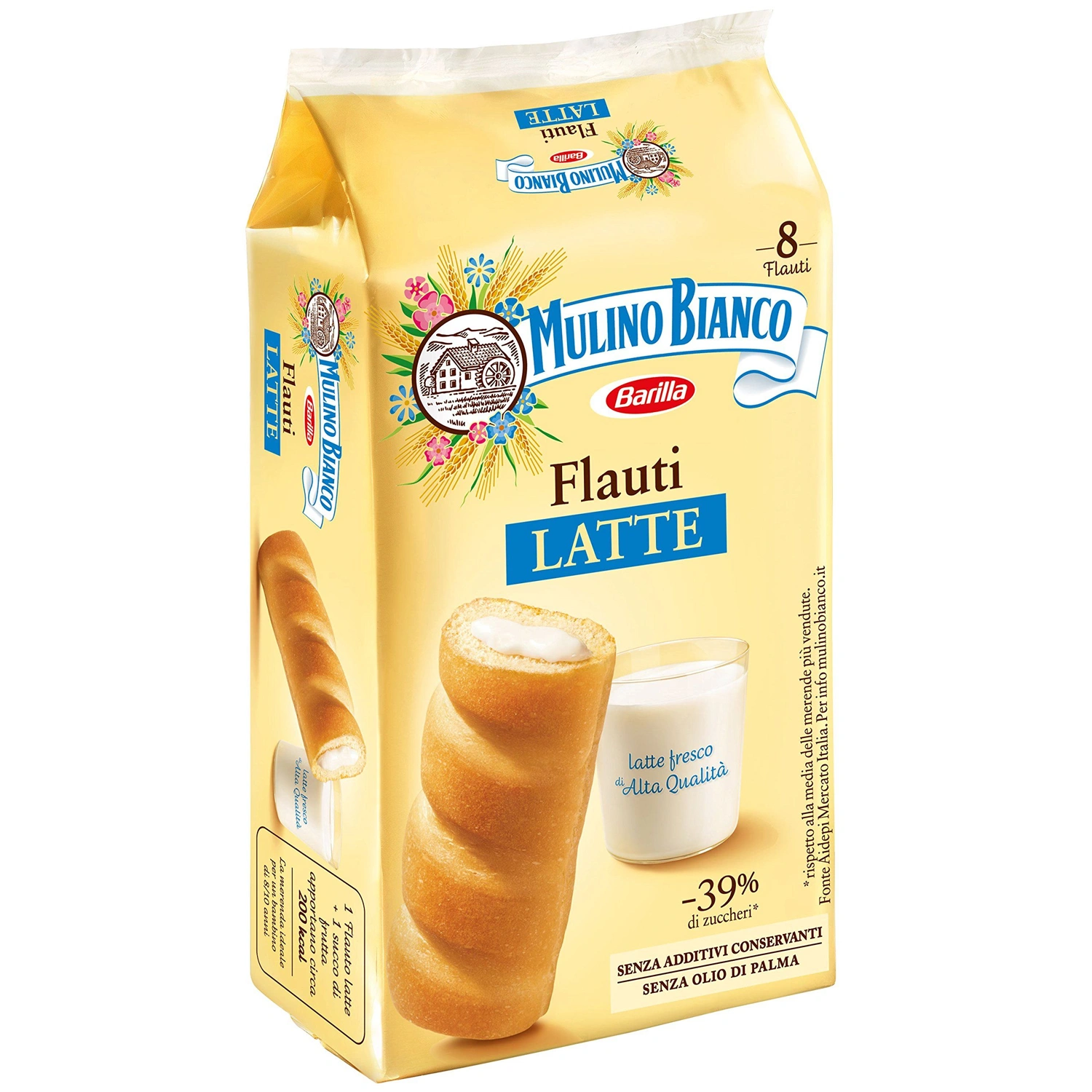 Flauti Latte Mulino Bianco