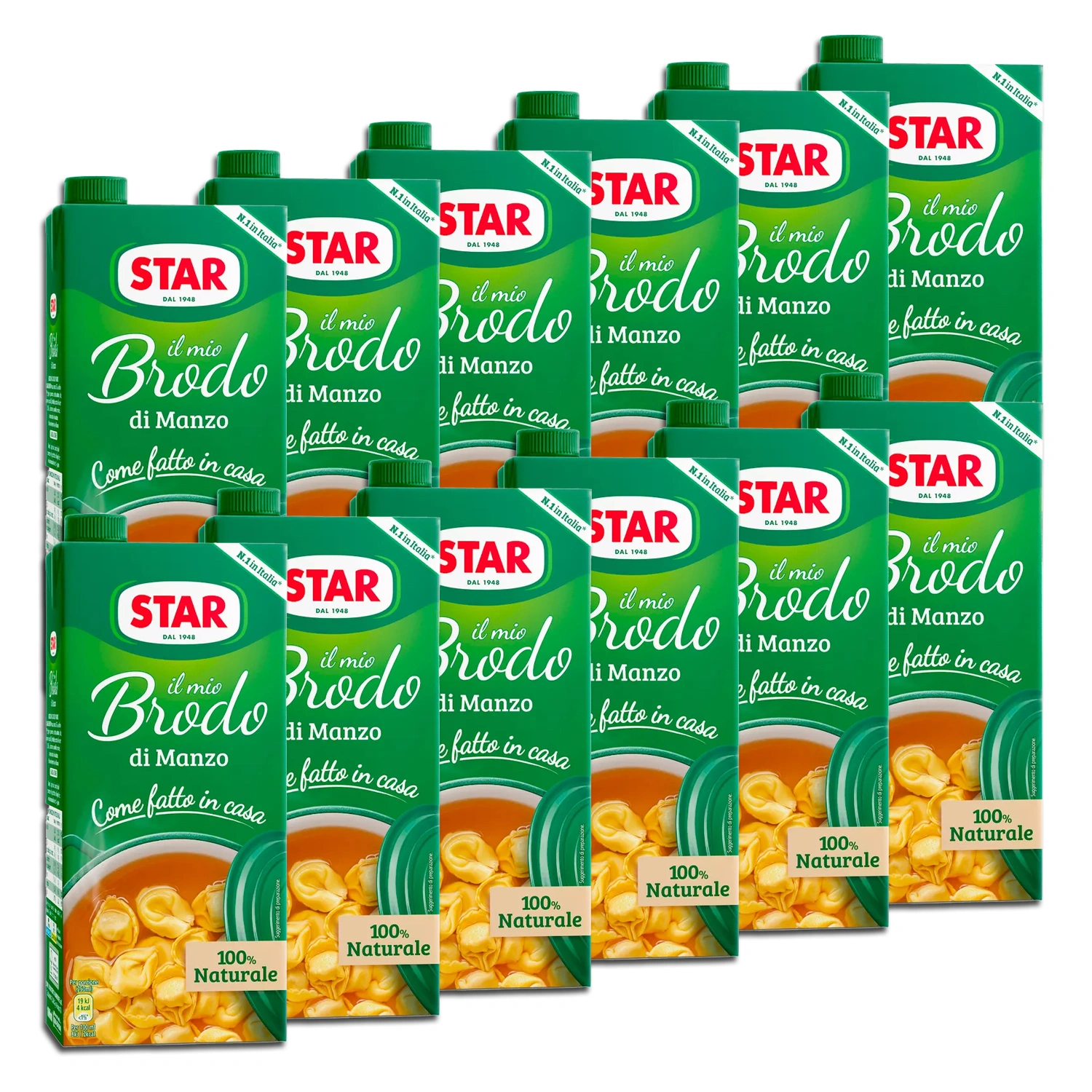 Il Mio Brodo Star Beef | Multipack 12x1L Broth