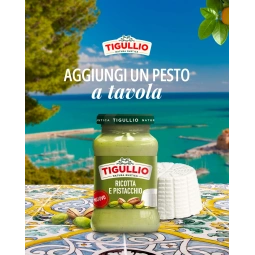 Tigullio Ricotta & Pistachio Pesto 185g | Gluten-Free