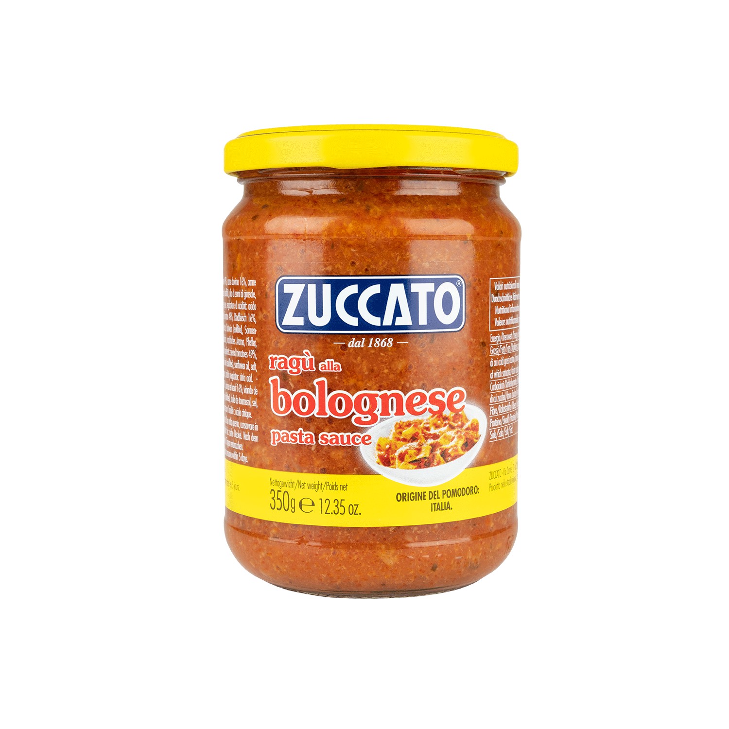 Bolognese Ragù Zuccato 350g - Authentic Italian Meat Sauce