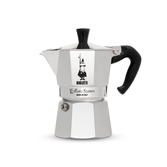 Bialetti Moka Express Aluminium Coffee Maker - Silver