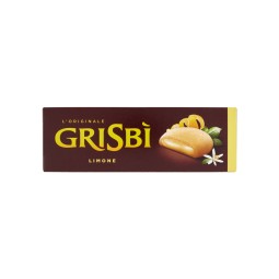 Grisbì Lemon Cream Cookies 135g – Italian Shortbread Delight