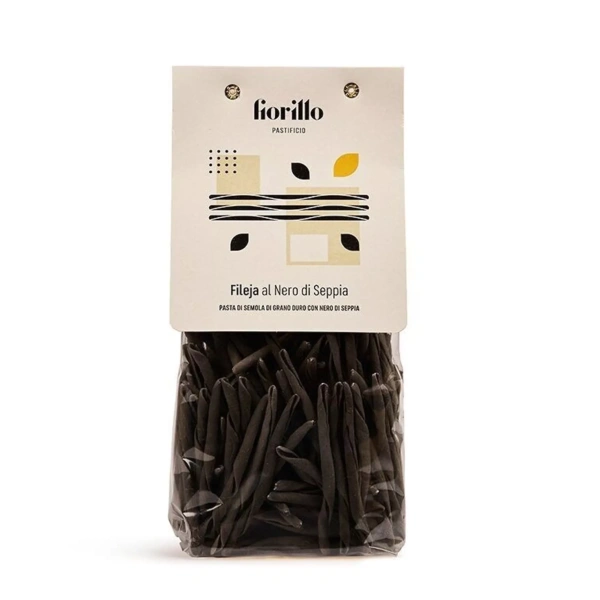 Fileja Nero di Seppia Pastificio Fiorillo - Squid Ink - Cuttlefish Ink 500g