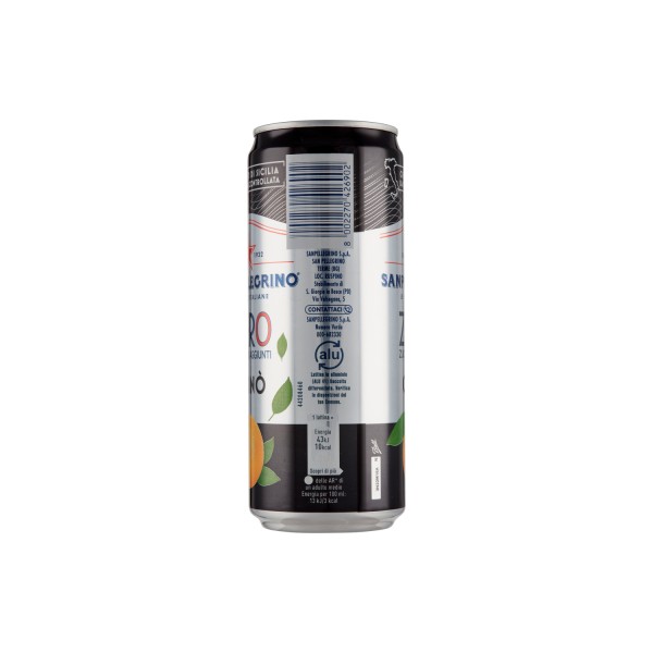 Sanpellegrino Chinò Zero 330ml – No Sugar, Bitter Citrus