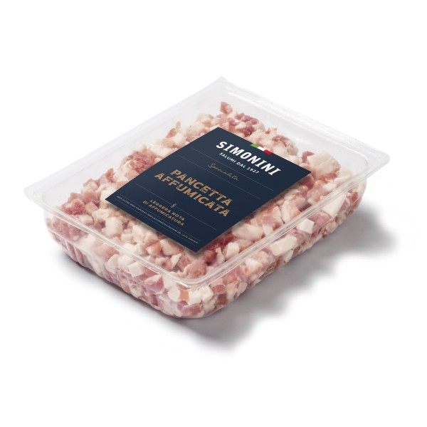 Pancetta Affumicata - Cubed Smoked - Simonini 500g