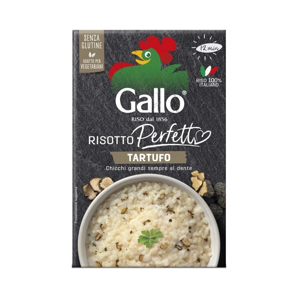 Risotto Gallo Truffle (175gr)  Gallo  Rice, Polenta & Puree PaccoItaliano.co.uk