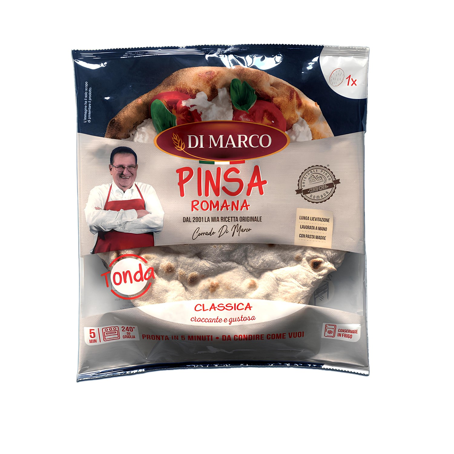 Pinsa Romana Tonda 250g – Di Marco | Authentic Italian Pinsa