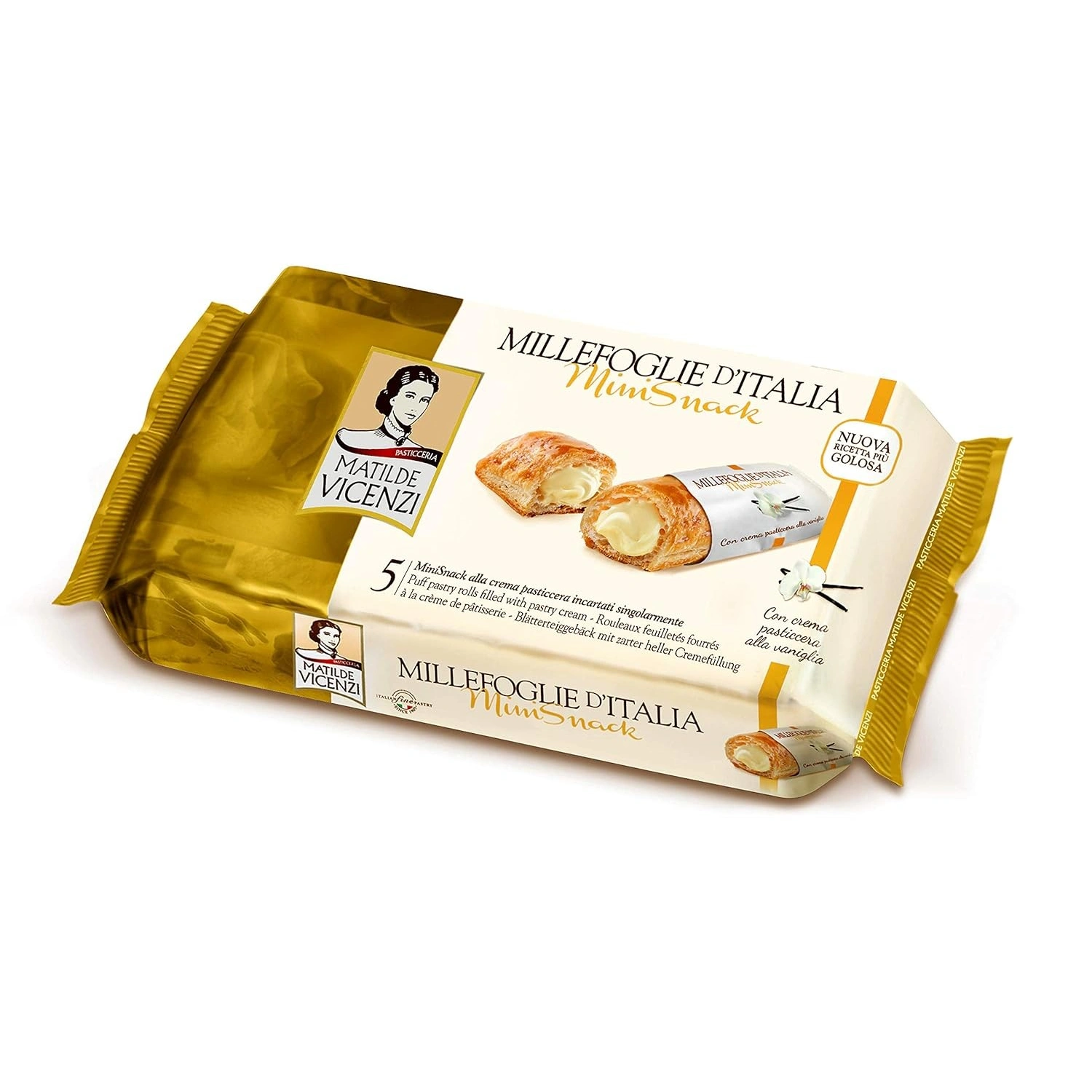 Millefoglie Pasticcera Cream Minisnack 125g – Italian Pastry