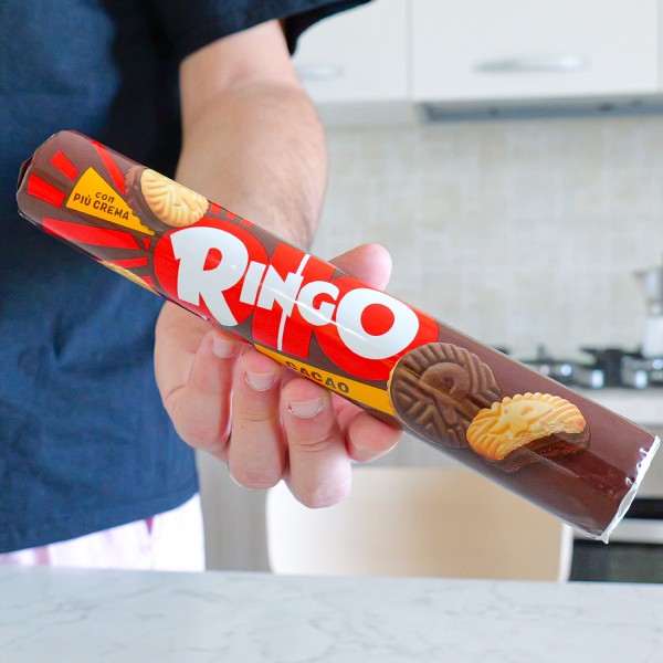 Ringo Cacao Cookies in Tube - Delicious Chocolate Treats