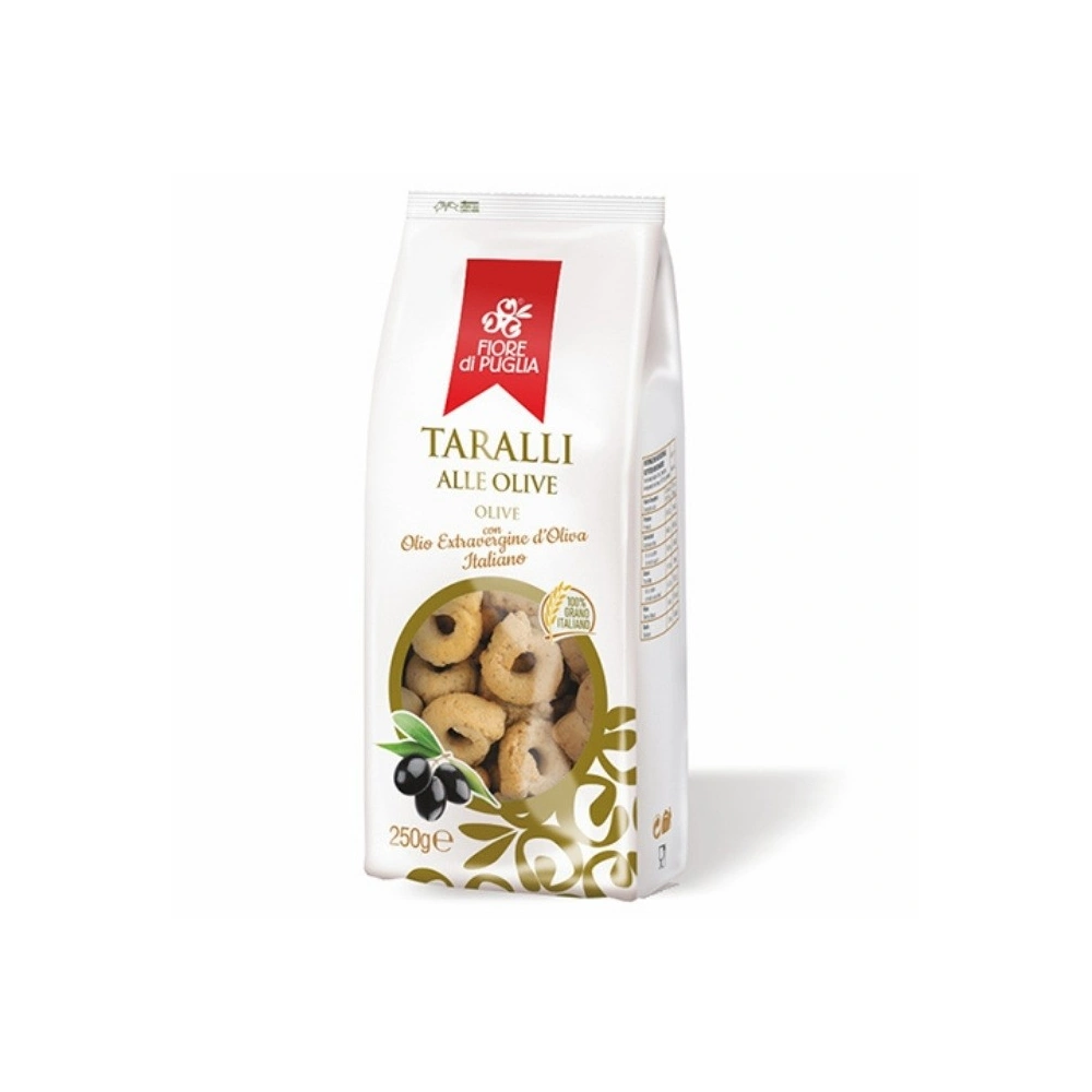 Taralli Olive (250gr)  Fiore di Puglia  Bread, Crackers & Taralli PaccoItaliano.co.uk