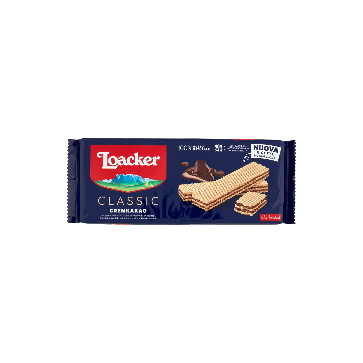 Loacker Classic Cremkakao 175g – Chocolate Wafer Delight