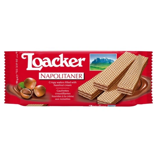 Loacker Wafer Napolitaner (175gr)  Loacker  Merendine & Sweet Soft Snacks PaccoItaliano.co.uk