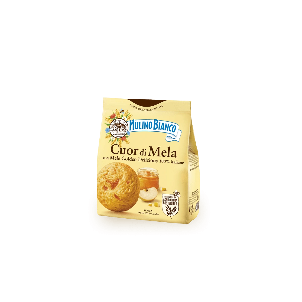 Mulino Bianco Cuor di Mela (250gr)  Mulino Bianco  Biscuits & Cookie PaccoItaliano.co.uk