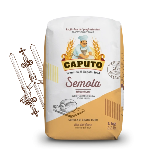 Caputo Semola di Grano Duro Flour (1 KG)  Caputo  Flour PaccoItaliano.co.uk