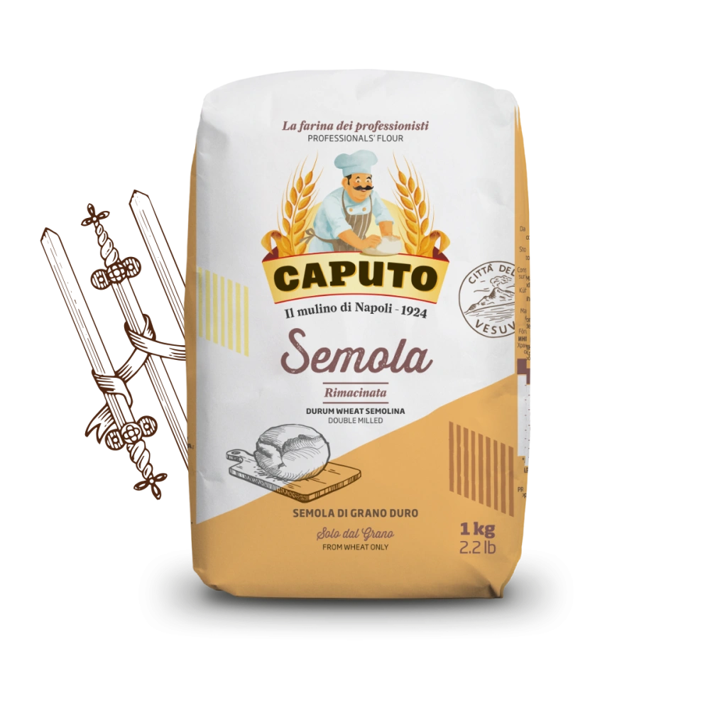 Caputo Semola di Grano Duro Flour (1 KG)  Caputo  Flour PaccoItaliano.co.uk