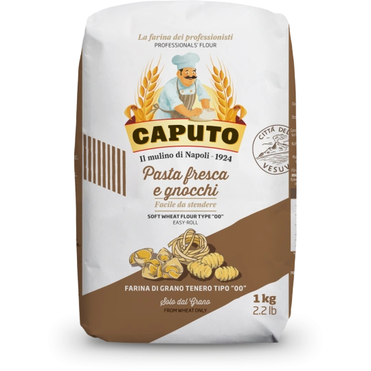 Caputo Pasta Fresca e Gnocchi Soft Wheat Flour Type “00”  (1 KG)  Caputo  Flour PaccoItaliano.co.uk