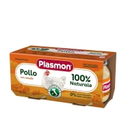 Plasmon Homogenized Chicken with Cereals - Pollo con Cereali (2x80gr)  Plasmon  Baby Food PaccoItaliano.co.uk