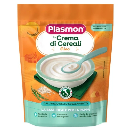 Plasmon Cream of Cereals - Rice (200gr)  Plasmon  Baby Food PaccoItaliano.co.uk