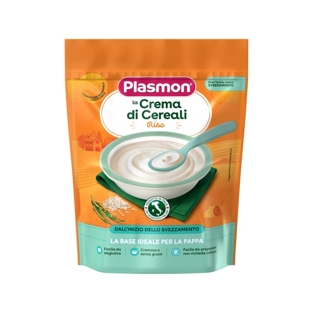 Plasmon Cream of Cereals - Rice (200gr)  Plasmon  Baby Food PaccoItaliano.co.uk