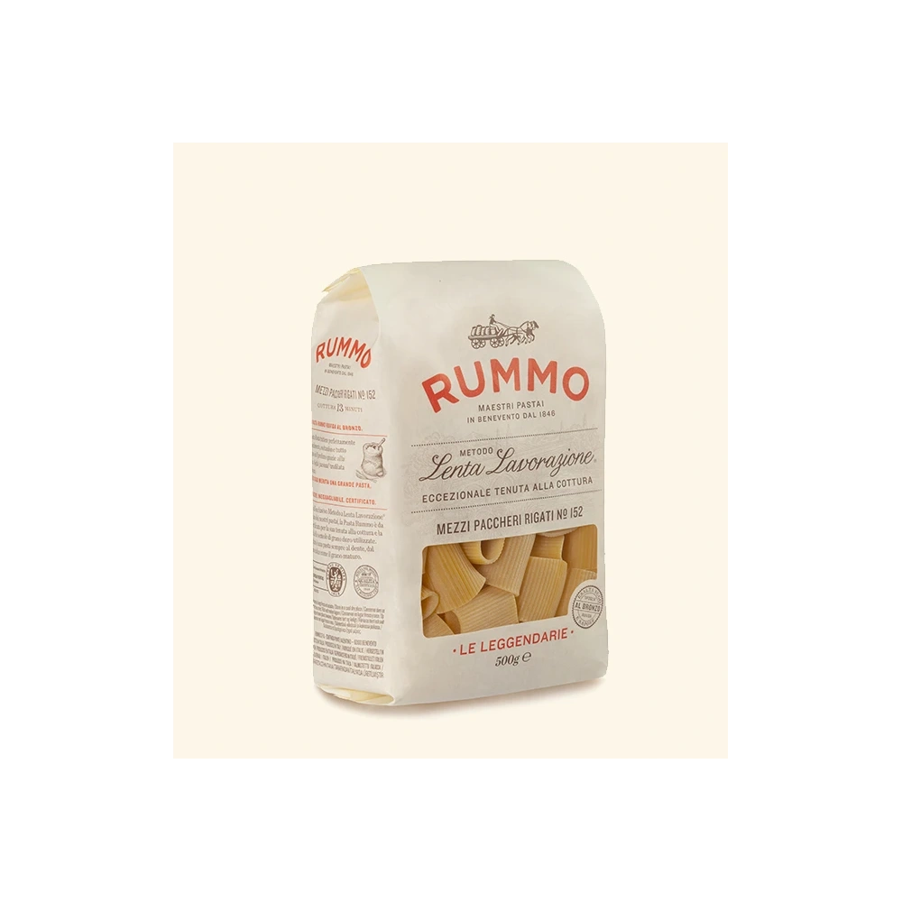 Rummo Speciality Mezzi Paccheri Rigati N°152  Rummo  Pasta PaccoItaliano.co.uk