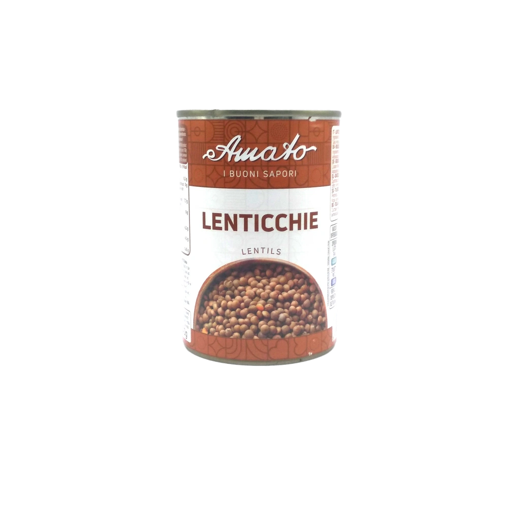 Amato Lentils in Tin (400gr)  Amato  Legumes & Beans PaccoItaliano.co.uk