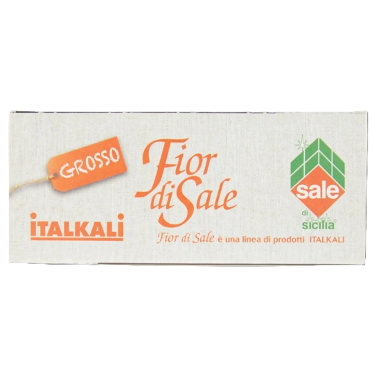 Fior di Sale Grosso, Coarse Sea Table Salt (1kg)  Italkali  Salt & Spices PaccoItaliano.co.uk