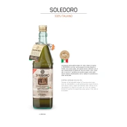 Soledoro Extra Virgin Oil Unfiltered - 100% Italiano Non filtrato (1lt)  Cinquina Sole d'Abruzzo  Oil & Vinegards PaccoItaliano.co.uk