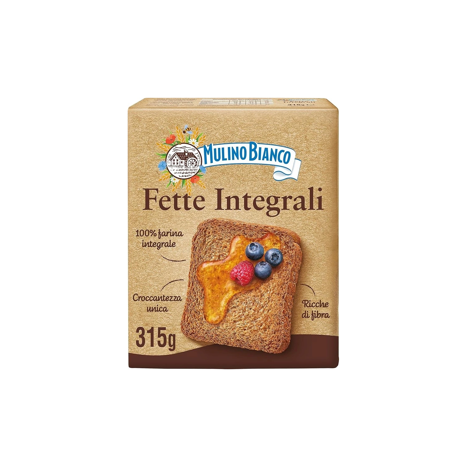 Fette Biscottate Integrali Mulino Bianco (315gr)