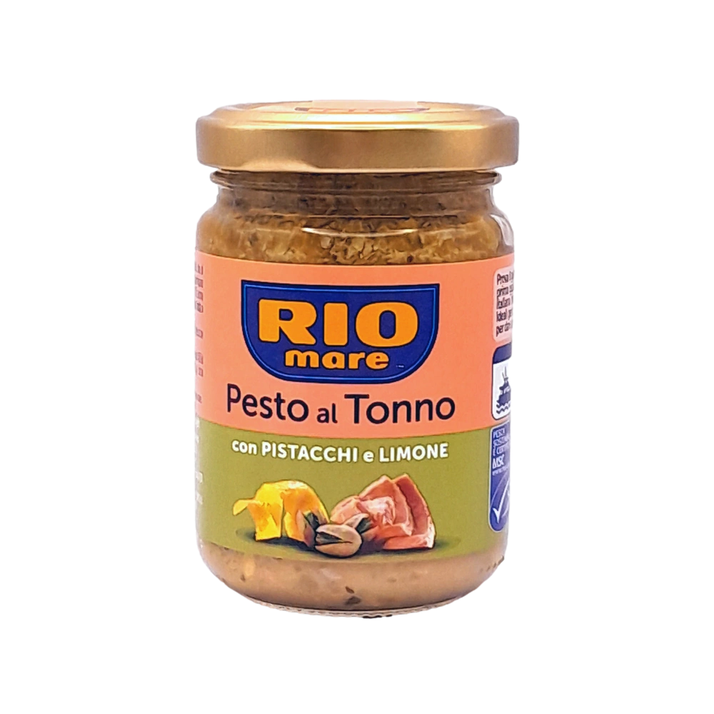 Rio Mare Pesto Tuna Pistachio and Lemon - Rio Mare Pesto al Tonno con Pistacchi e Limone