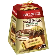 Balocco Pandoro with Pistacchio e Nocciola Cream (800gr)