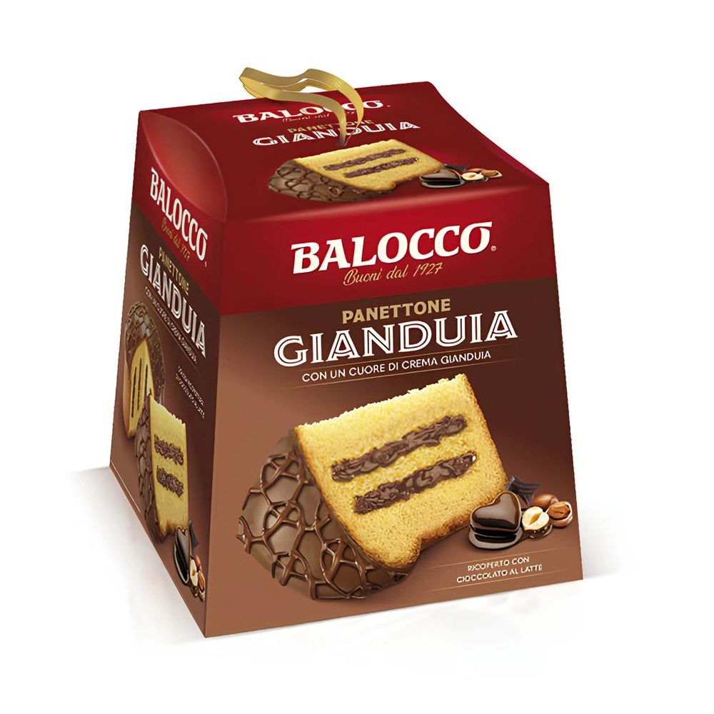 Panettone Balocco with Gianduia cream (800gr)