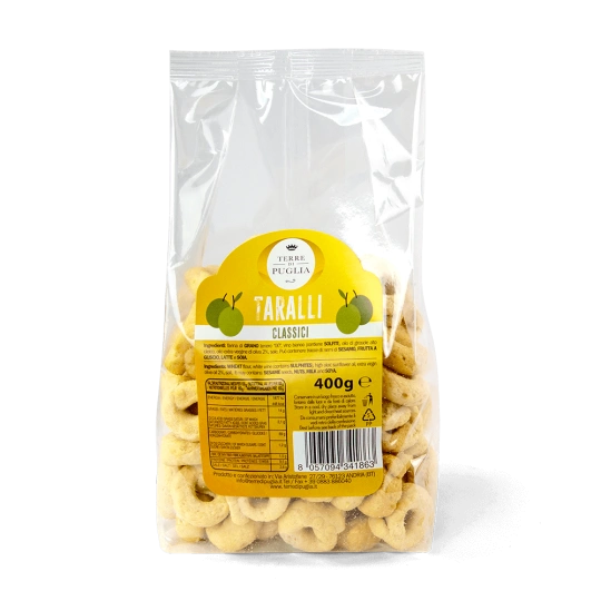 Taralli Classico Terre di Puglia (400gr)