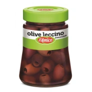 Pitted Leccino olives (290gr)  D'Amico  Antipasti & Appetizer PaccoItaliano.co.uk