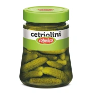 Cetriolini (300g) - D'Amico Pickled Gherkins in Wine Vinegar