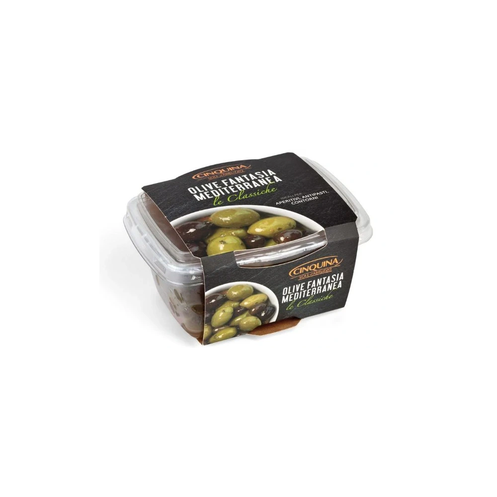 Olive Fantasia Mediterranea (250g) - Mediterranean Olive Mix