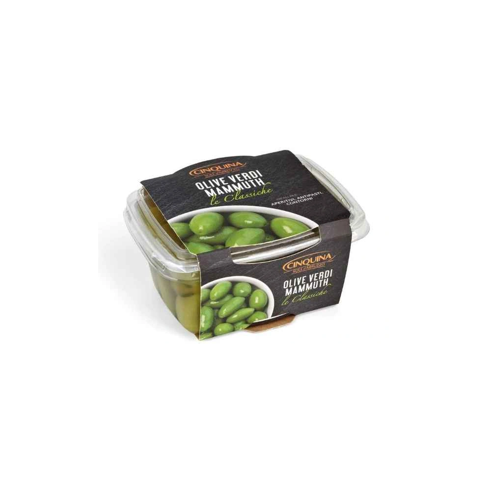 Olive Verdi Dolci Mammuth (250g) - Sweet Green Mammuth Olives