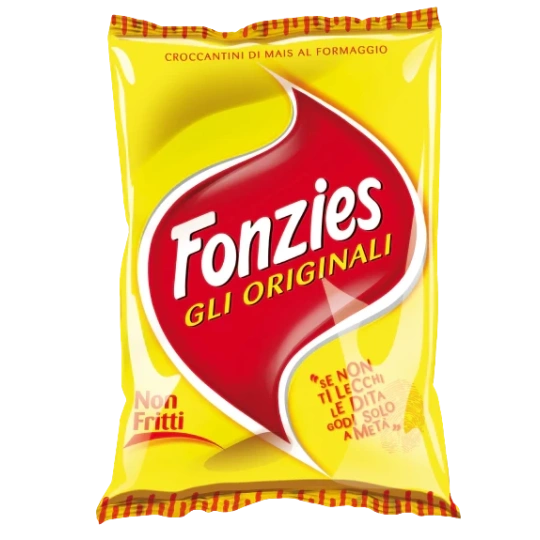 Fonzie Corn Crisps (100gr)  Fonzies  Crisps PaccoItaliano.co.uk