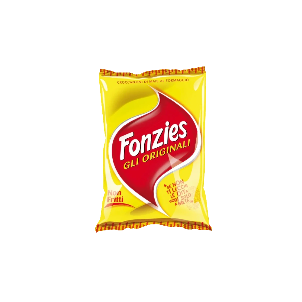 Fonzie Corn Crisps (100gr)  Fonzies  Crisps PaccoItaliano.co.uk