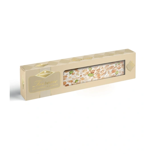 Condorelli Almond and Pistachio Nougat Bar - 150g Stecca di torrone morbido Mandorle e Pistacchi