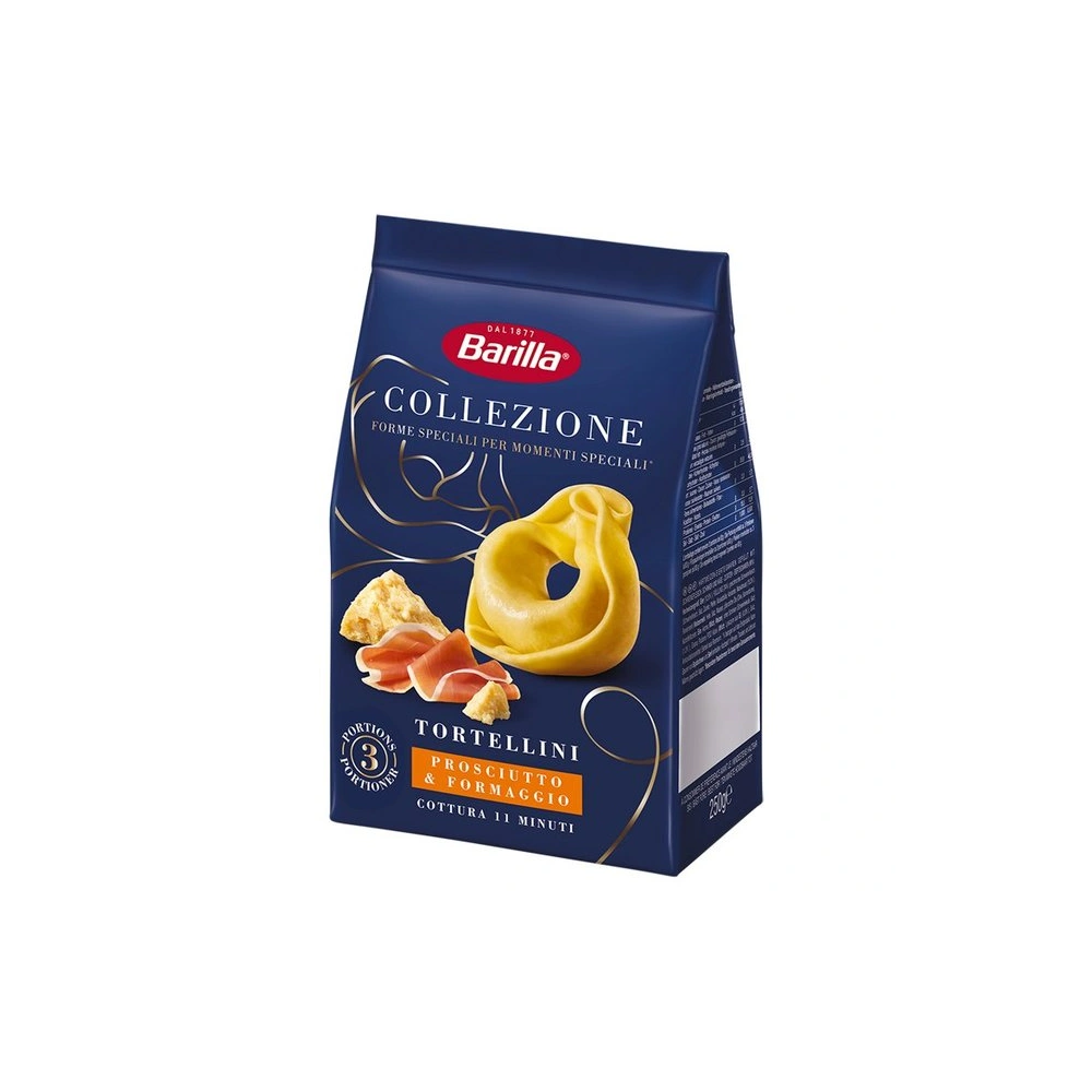 Barilla Collezione Ham and Cheese Tortellini – Authentic Italian Pasta – 250g