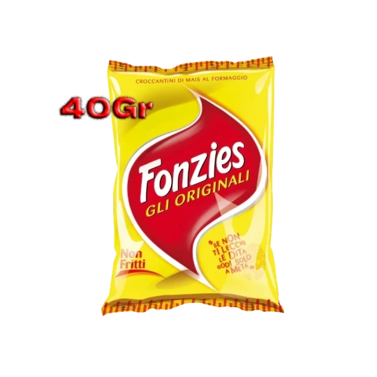 Fonzies Corn Cheese Crisps 40g – Classic Italian Snack