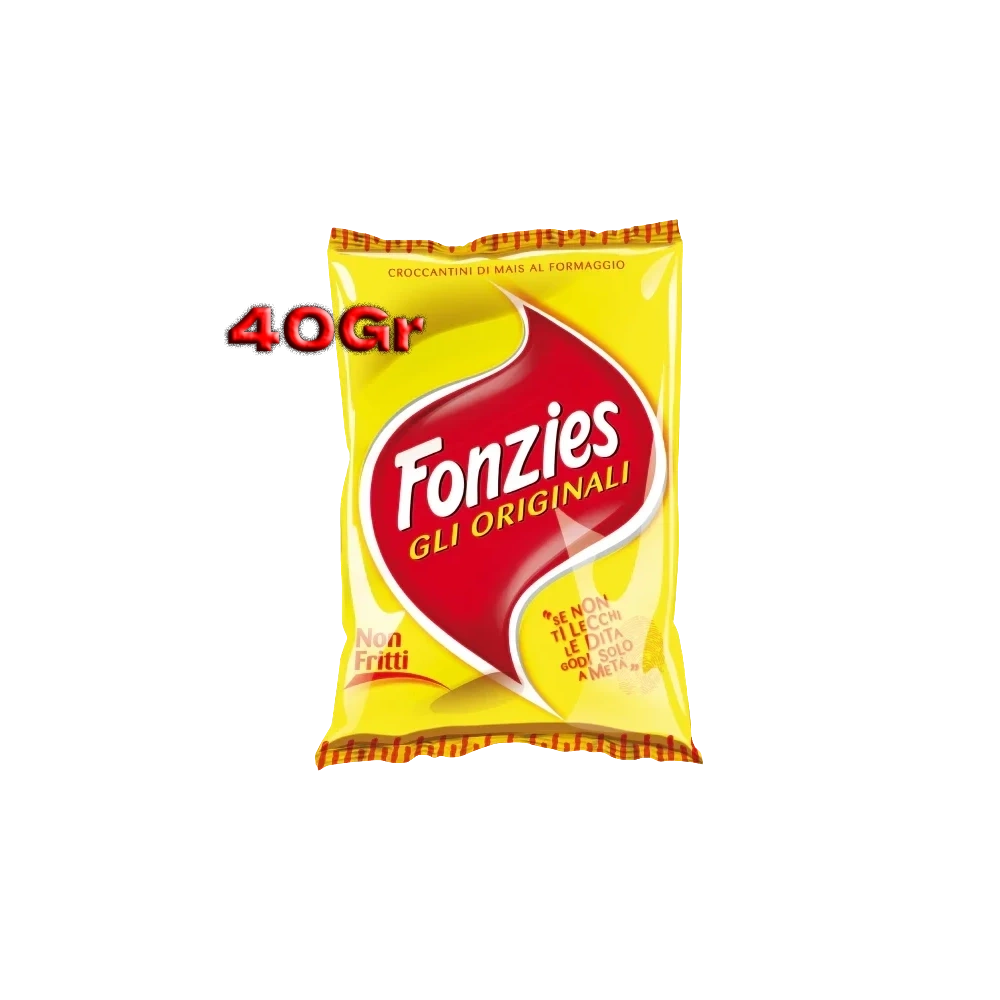 Fonzie Corn Crisps (40gr)  Fonzies  Crisps PaccoItaliano.co.uk