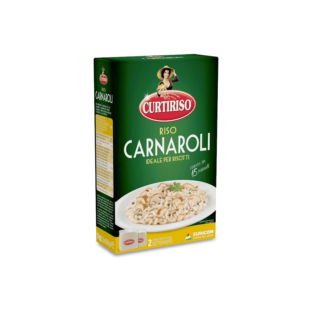 Curtiriso Cannaroli Rice - Riso 1KG  Curtiriso  Rice, Polenta & Puree PaccoItaliano.co.uk