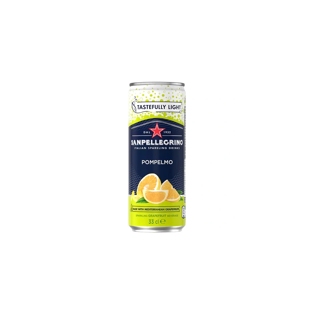 San pellegrino Pompelmo - Sparkling Grapefruit Drink 33cl Can  San Pellegrino  Soft Drinks PaccoItaliano.co.uk