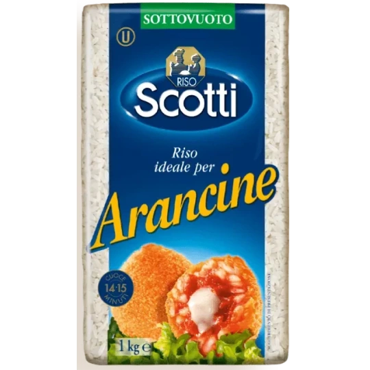 Scotti Rice for Arancine - 1KG  Scotti  Rice, Polenta & Puree PaccoItaliano.co.uk