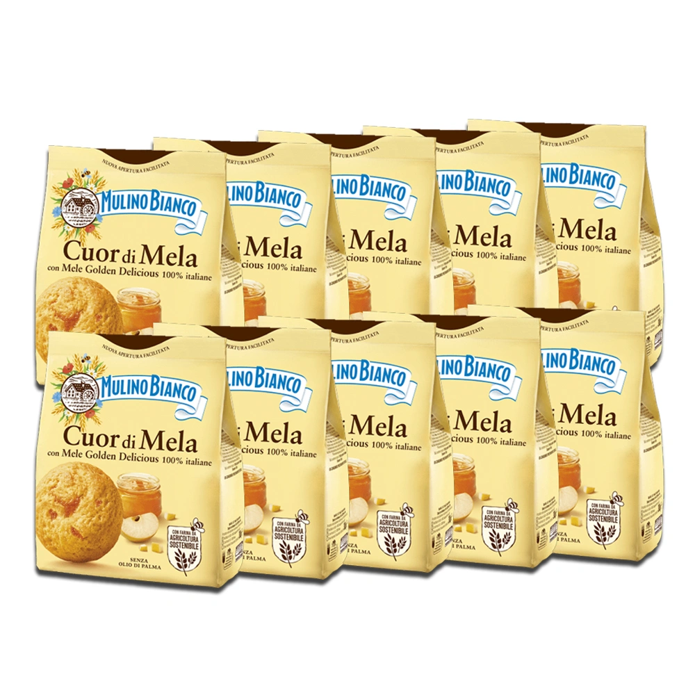 Mulino Bianco Cuor di Mela - (10 x 250gr) Multipack