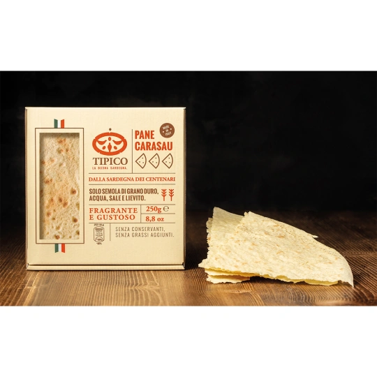 Pane Carasau – Traditional Sardinian Flatbread (250g) – Crispy & Versatile  Tipico - La Buona Sardegn  Bread, Crackers & Taralli PaccoItaliano.co.uk