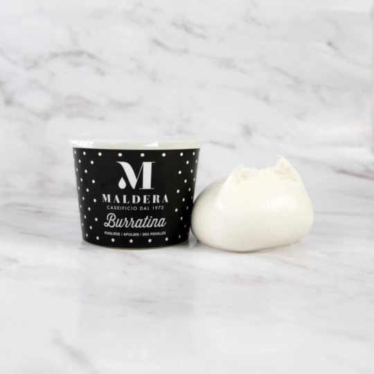 Maidera Burrata Senza Testa 125g - Premium Italian Cheese