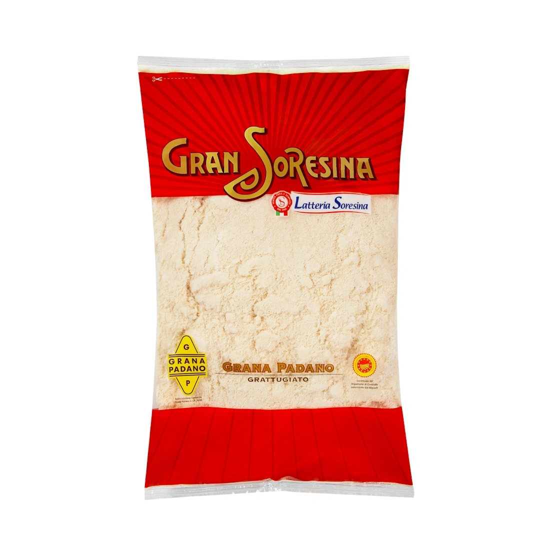 Soresina Grana Padano Grated 1kg - Premium Italian Cheese