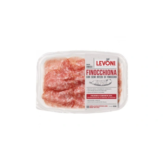 Levoni Salame Finocchiona Sliced - Premium Italian Salami